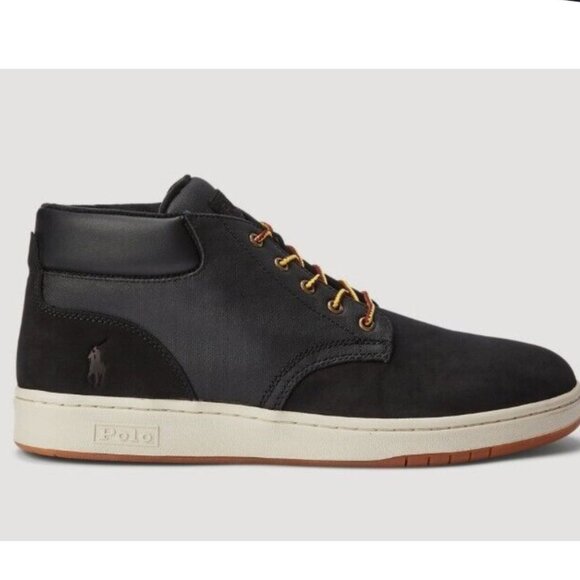 New Polo Ralph Lauren Waterproof Leather-Suede Sneaker Boot main image 5